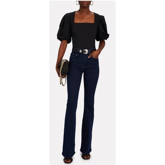 FRAME Le One High-Rise Flare Jeans in Keller - Picture 1 of 10